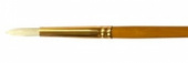 Кисть художественная щетина Гамма "Студия", круглая №6, длинная ручка